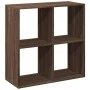 Librería divisor madera ingeniería marrón roble 69,5x29x69,5 cm by , Bookcases and shelves - Ref: Foro24-858009, Price: 41,06...
