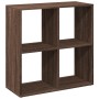 Librería divisor madera ingeniería marrón roble 69,5x29x69,5 cm von , Bücherregale und Regale - Ref: Foro24-858009, Preis: 41...