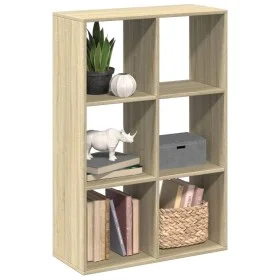Librería divisor madera ingeniería roble Sonoma 69,5x29x103,5cm von , Bücherregale und Regale - Ref: Foro24-858014, Preis: 55...
