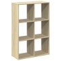 Librería divisor madera ingeniería roble Sonoma 69,5x29x103,5cm by , Bookcases and shelves - Ref: Foro24-858014, Price: 56,34...