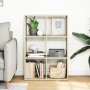 Librería divisor madera ingeniería roble Sonoma 69,5x29x103,5cm by , Bookcases and shelves - Ref: Foro24-858014, Price: 56,34...