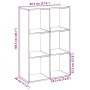 Librería divisor madera ingeniería roble Sonoma 69,5x29x103,5cm by , Bookcases and shelves - Ref: Foro24-858014, Price: 56,34...