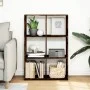 Librería divisora madera roble ahumado 69,5x29x103,5 cm by , Bookcases and shelves - Ref: Foro24-858016, Price: 58,83 €, Disc...