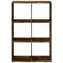 Librería divisora madera roble ahumado 69,5x29x103,5 cm by , Bookcases and shelves - Ref: Foro24-858016, Price: 58,83 €, Disc...