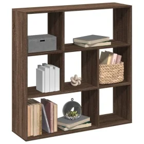 Librería divisora madera marrón roble 102x29x103,5 cm by , Bookcases and shelves - Ref: Foro24-858054, Price: 74,33 €, Discou...