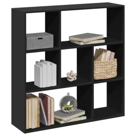 Librería divisora madera de ingeniería negra 102x29x103,5 cm by , Bookcases and shelves - Ref: Foro24-858049, Price: 71,23 €,...