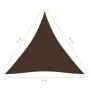 Brown Oxford fabric triangular sail awning 4x4x4 m by vidaXL, Umbrellas - Ref: Foro24-135836, Price: 27,88 €, Discount: %