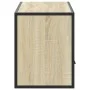 Mueble TV madera ingeniería y metal roble Sonoma 100x31x39,5 cm von , TV-Möbel - Ref: Foro24-848930, Preis: 57,00 €, Rabatt: %