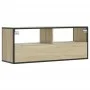 Mueble TV madera ingeniería y metal roble Sonoma 100x31x39,5 cm von , TV-Möbel - Ref: Foro24-848930, Preis: 57,00 €, Rabatt: %