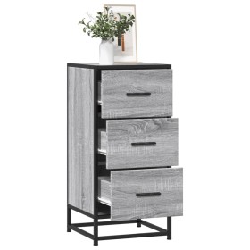 Aparador madera ingeniería y metal gris Sonoma 35,5x35x76 cm von , Sideboards - Ref: Foro24-848947, Preis: 65,80 €, Rabatt: %
