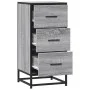Aparador madera ingeniería y metal gris Sonoma 35,5x35x76 cm de , Aparadores - Ref: Foro24-848947, Precio: 64,93 €, Descuento: %
