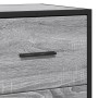 Aparador madera ingeniería y metal gris Sonoma 35,5x35x76 cm by , Sideboards - Ref: Foro24-848947, Price: 65,80 €, Discount: %