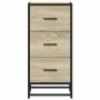 Aparador madera ingeniería y metal roble Sonoma 35,5x35x76 cm von , Sideboards - Ref: Foro24-848945, Preis: 69,54 €, Rabatt: %