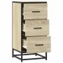 Aparador madera ingeniería y metal roble Sonoma 35,5x35x76 cm von , Sideboards - Ref: Foro24-848945, Preis: 69,54 €, Rabatt: %