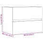 Mueble de baño madera de ingeniería roble artisan 60x38,5x45 cm by , Bathroom furniture - Ref: Foro24-856244, Price: 63,92 €,...