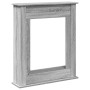 Borde de chimenea madera ingeniería gris Sonoma 75x20x87,5 cm von , Zubehör für Holzöfen und Kamine - Ref: Foro24-854585, Pre...