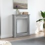Borde de chimenea madera ingeniería gris Sonoma 75x20x87,5 cm von , Zubehör für Holzöfen und Kamine - Ref: Foro24-854585, Pre...