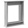 Borde de chimenea madera ingeniería gris Sonoma 75x20x87,5 cm von , Zubehör für Holzöfen und Kamine - Ref: Foro24-854585, Pre...