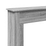 Borde de chimenea madera ingeniería gris Sonoma 75x20x87,5 cm von , Zubehör für Holzöfen und Kamine - Ref: Foro24-854585, Pre...