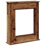 Borde de chimenea madera ingeniería envejecida 75x20x87,5 cm von , Zubehör für Holzöfen und Kamine - Ref: Foro24-854587, Prei...