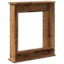 Borde de chimenea madera ingeniería envejecida 75x20x87,5 cm von , Zubehör für Holzöfen und Kamine - Ref: Foro24-854587, Prei...