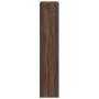 Librería divisora 4 niveles marrón roble 143,5x29x143,5 cm by , Bookcases and shelves - Ref: Foro24-858000, Price: 92,24 €, D...