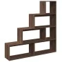 Librería divisora 4 niveles marrón roble 143,5x29x143,5 cm by , Bookcases and shelves - Ref: Foro24-858000, Price: 92,24 €, D...