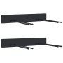 Estantes de pared de jardín para herramientas 2 uds acero negro von , Werkzeugorganisation und -lagerung - Ref: Foro24-401913...