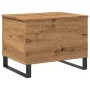 Mesa de centro madera de ingeniería roble artisan 60x44,5x45 cm de , Mesas de centro - Ref: Foro24-857441, Precio: 76,40 €, D...