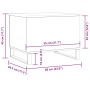 Mesa de centro madera de ingeniería roble artisan 60x44,5x45 cm von , Couchtisch - Ref: Foro24-857441, Preis: 77,77 €, Rabatt: %