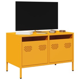Mueble TV acero laminado en frío amarillo mostaza 68x39x43,5 cm von , TV-Möbel - Ref: Foro24-851235, Preis: 69,53 €, Rabatt: %