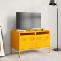 Mueble TV acero laminado en frío amarillo mostaza 68x39x43,5 cm von , TV-Möbel - Ref: Foro24-851235, Preis: 69,53 €, Rabatt: %