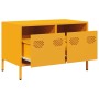 Mueble TV acero laminado en frío amarillo mostaza 68x39x43,5 cm von , TV-Möbel - Ref: Foro24-851235, Preis: 69,53 €, Rabatt: %