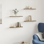 Estantes pared 4 ud madera ingeniería roble artisan 40x10x1,5cm by , Shelves - Ref: Foro24-856290, Price: 19,53 €, Discount: %