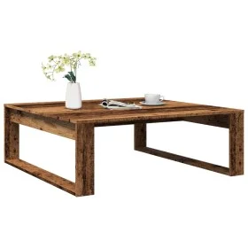 Mesa de centro madera de ingeniería envejecida 100x100x35 cm von , Couchtisch - Ref: Foro24-856690, Preis: 69,21 €, Rabatt: %