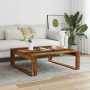 Mesa de centro madera de ingeniería envejecida 100x100x35 cm de , Mesas de centro - Ref: Foro24-856690, Precio: 73,18 €