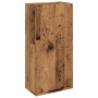 Armario de baño de pared madera envejecida 32x20x67 cm by , bathroom vanities - Ref: Foro24-856937, Price: 43,05 €, Discount: %