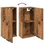 Armario de baño de pared madera envejecida 32x20x67 cm de , Tocadores de baño - Ref: Foro24-856937, Precio: 42,37 €, Descuent...