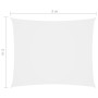 Rechteckiges Segel-Sonnendach aus weißem Oxford-Stoff, 2x3 m. von vidaXL, Sonnenschirme - Ref: Foro24-135255, Preis: 27,41 €,...