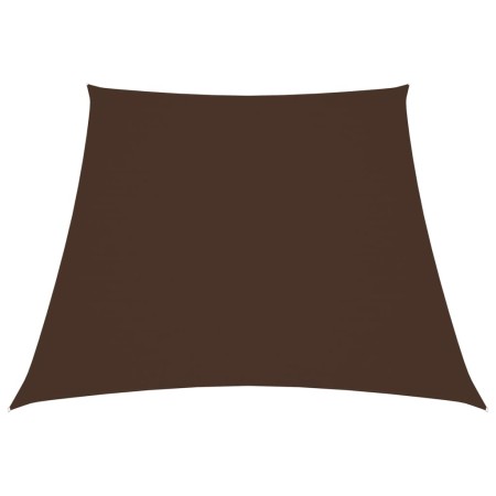 Trapezförmige Segelmarkise aus braunem Oxford-Stoff, 3/5 x 4 m von vidaXL, Sonnenschirme - Ref: Foro24-135848, Preis: 51,20 €...