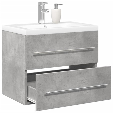 Set muebles de baño 2 piezas madera contrachapada gris hormigón by , bathroom vanities - Ref: Foro24-3324920, Price: 152,61 €...