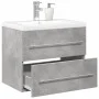 Set muebles de baño 2 piezas madera contrachapada gris hormigón de , Tocadores de baño - Ref: Foro24-3324920, Precio: 151,70 ...