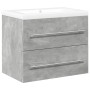 Set muebles de baño 2 piezas madera contrachapada gris hormigón by , bathroom vanities - Ref: Foro24-3324920, Price: 152,61 €...