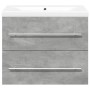 Set muebles de baño 2 piezas madera contrachapada gris hormigón by , bathroom vanities - Ref: Foro24-3324920, Price: 152,61 €...