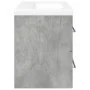 Set muebles de baño 2 piezas madera contrachapada gris hormigón de , Tocadores de baño - Ref: Foro24-3324920, Precio: 151,70 ...