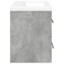 Set muebles de baño 2 piezas madera contrachapada gris hormigón by , bathroom vanities - Ref: Foro24-3324920, Price: 152,61 €...