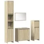 Juego de muebles de baño 4 pzas contrachapada roble Sonoma von , Badezimmermöbel - Ref: Foro24-3324969, Preis: 159,97 €, Raba...