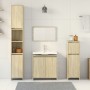 Juego de muebles de baño 4 pzas contrachapada roble Sonoma von , Badezimmermöbel - Ref: Foro24-3324969, Preis: 161,86 €, Raba...