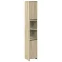 Juego de muebles de baño 4 pzas contrachapada roble Sonoma von , Badezimmermöbel - Ref: Foro24-3324969, Preis: 159,97 €, Raba...