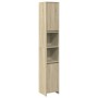 Juego de muebles de baño 4 pzas contrachapada roble Sonoma von , Badezimmermöbel - Ref: Foro24-3324969, Preis: 161,86 €, Raba...